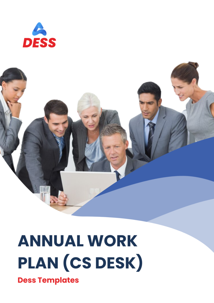 annual work plan template cs desk