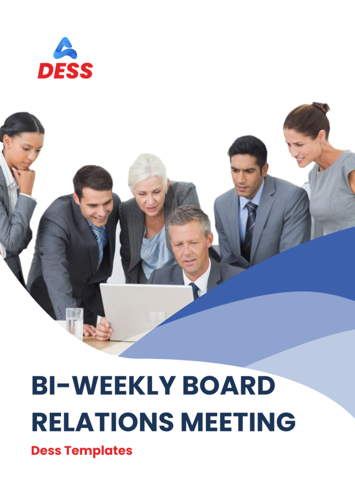 bi weekly board relations meeting 1