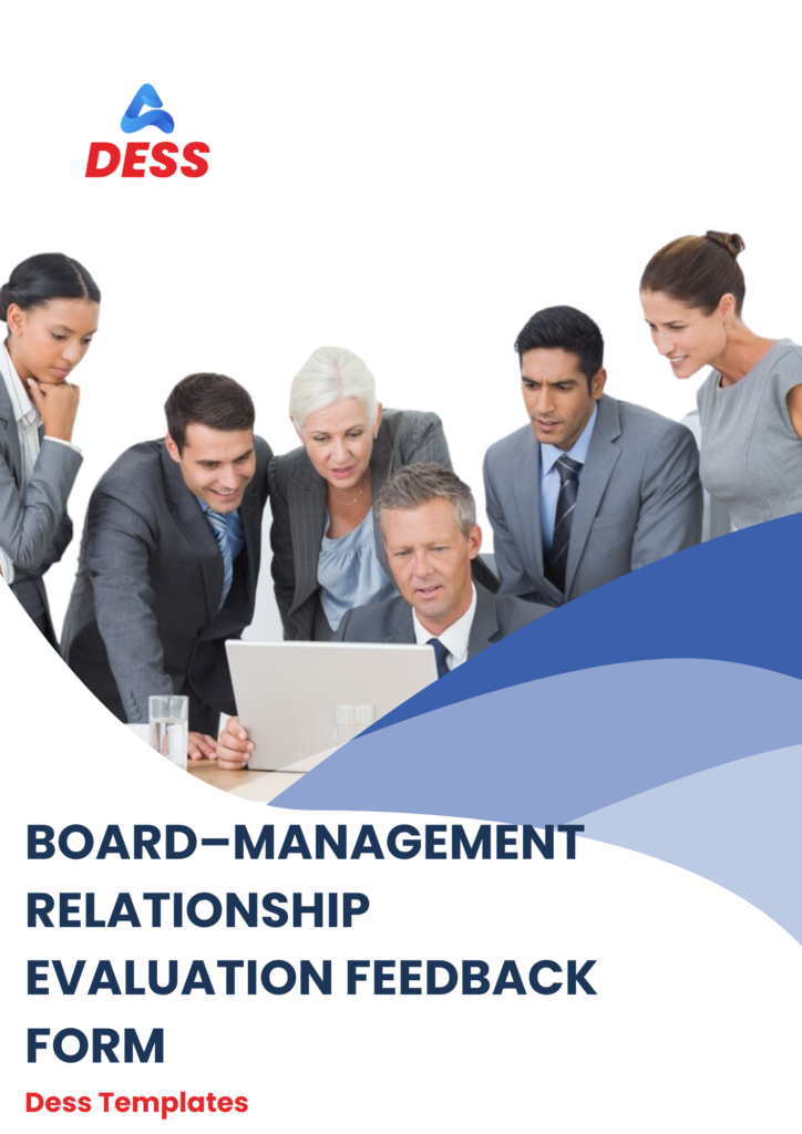 board–management relationship evaluation template