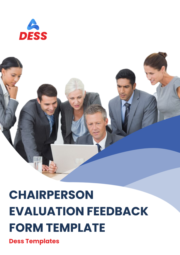 chairperson evaluation feedback form