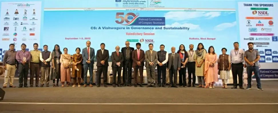 dess attends 50th national convention of company secretaries