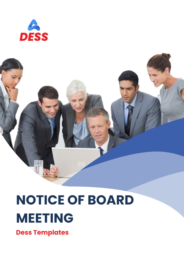 notice of board meeting