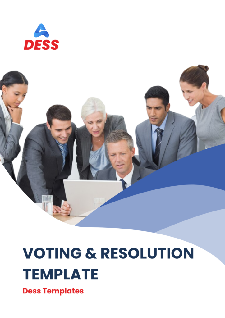 voting resolution template