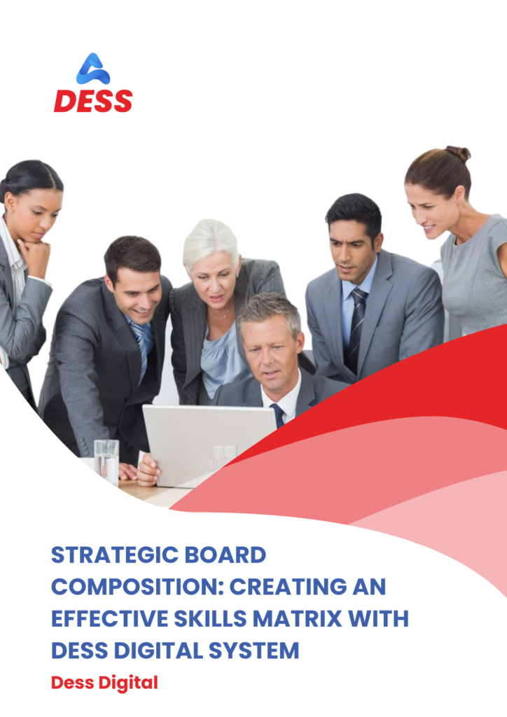 whitepaper strategic board composition creating an effective skills matrix with dess digital system