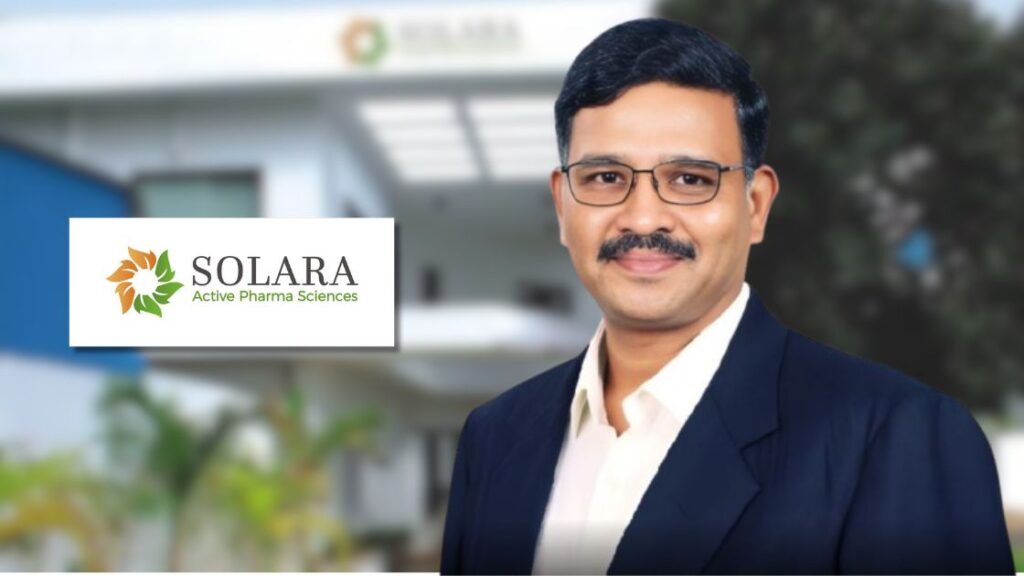 Mohanraj S. Appointed as Executive Director of Solara Active Pharma Sciences